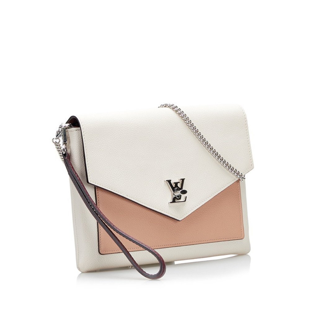 Louis Vuitton Pochette My Lock Me Chain Shoulder Bag Clutch M67521 Rose Sowa ... - Picture 2 of 10